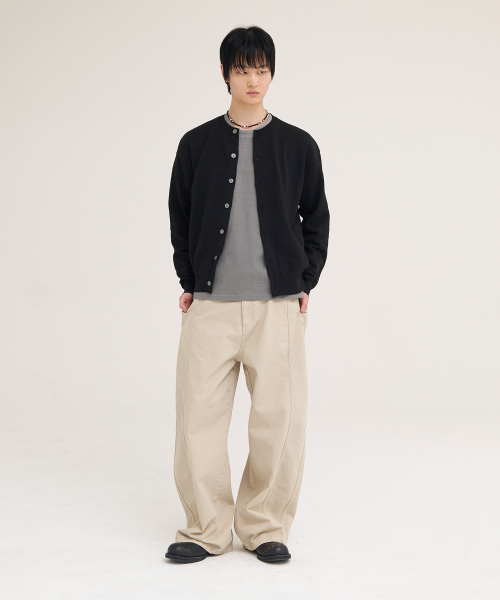 AKECII(アケシ)の「アンディソフトカーディガン_ブラック(カーディガン/ボレロ・メンズ・その他・LARGE/MEDIUM)」の3枚目の写真