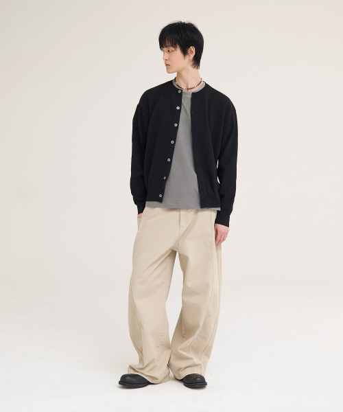 AKECII(アケシ)の「アンディソフトカーディガン_ブラック(カーディガン/ボレロ・メンズ・その他・LARGE/MEDIUM)」の4枚目の写真