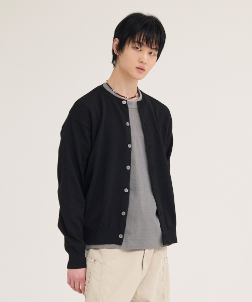 AKECII(アケシ)の「アンディソフトカーディガン_ブラック(カーディガン/ボレロ・メンズ・その他・LARGE/MEDIUM)」の5枚目の写真