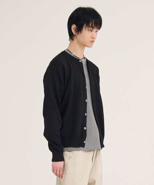 AKECII(アケシ)の「アンディソフトカーディガン_ブラック(カーディガン/ボレロ・メンズ・その他・LARGE/MEDIUM)」の7枚目の写真
