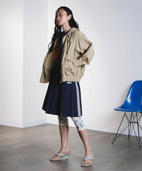 FILA（フィラ）の「(FILAⅹROSEBUD)SIDE LINE PLEATED SKIRT（スカート・レディース・ホワイト/ネイビー・ONE SIZE）」の18枚目の写真