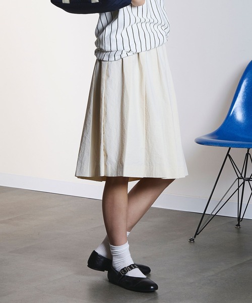 FILA（フィラ）の「(FILAⅹROSEBUD)SIDE LINE PLEATED SKIRT（スカート・レディース・ホワイト/ネイビー・ONE SIZE）」の16枚目の写真