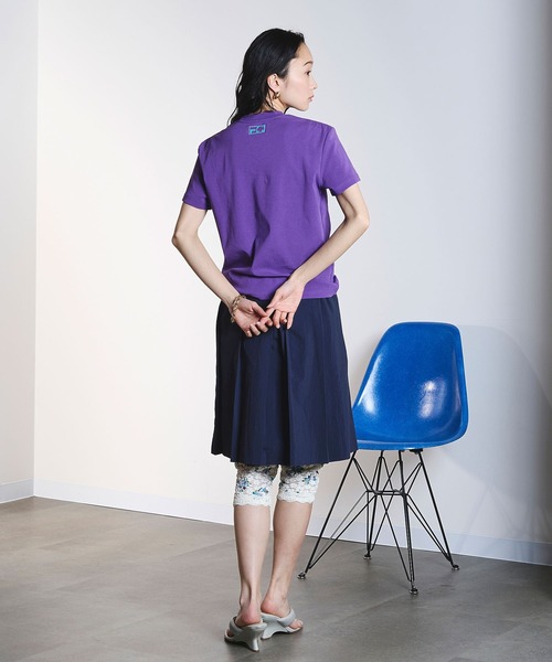 FILA（フィラ）の「(FILAⅹROSEBUD)SIDE LINE PLEATED SKIRT（スカート・レディース・ホワイト/ネイビー・ONE SIZE）」の7枚目の写真