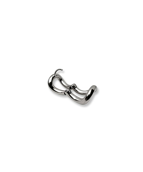 Lyvi(ライビィ)の「Layered Orbit Hoop Pierce / 金属アレルギー対応(ピアス(両耳用)・レディース・シルバー/ゴールド・FREE)」の17枚目の写真