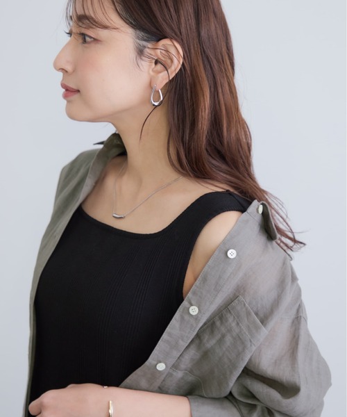 COHINA（コヒナ）の「カップ付きスクエアネックワンピース 【低身長・小柄女性】（ワンピース・レディース・ブラウン/レッド/ブラック・SHORT/REGULAR）」の14枚目の写真