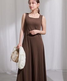 COHINA（コヒナ）の「カップ付きスクエアネックワンピース 【低身長・小柄女性】（ワンピース）」