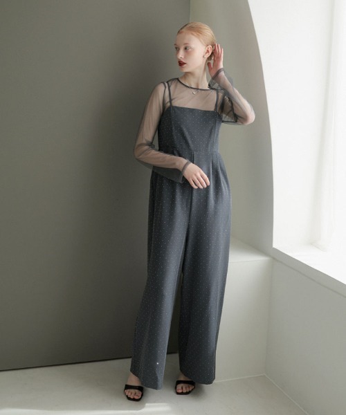 DONOBAN(ドノバン)の「【ANDRESD】volume tulle all in one 結婚式 パーティードレス オケージョンドレス お呼ばれ 二次会 成人式 同窓会(ドレス・メンズ・ベージュ系その他/ブラック系その他/チャコール・L/M/S)」の16枚目の写真