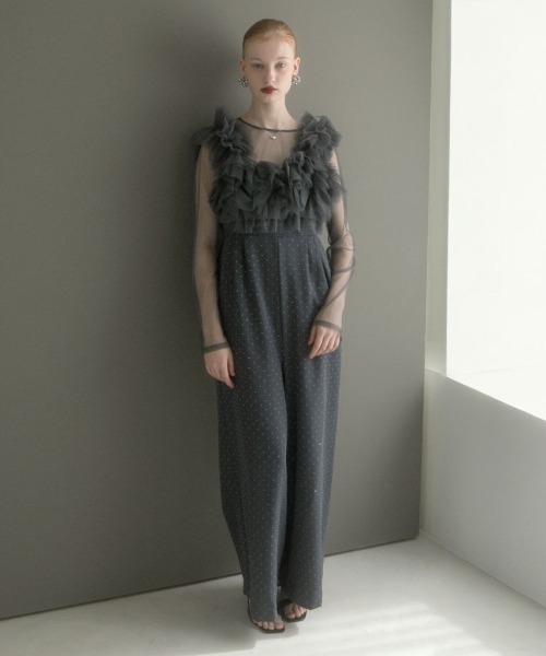 DONOBAN(ドノバン)の「【ANDRESD】volume tulle all in one 結婚式 パーティードレス オケージョンドレス お呼ばれ 二次会 成人式 同窓会(ドレス・メンズ・ベージュ系その他/ブラック系その他/チャコール・L/M/S)」の20枚目の写真