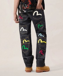 EVISU(�G���B�X)�́yEVISU�zHT MULTI POCKET DENIM JEANS(�f�j���p���c)