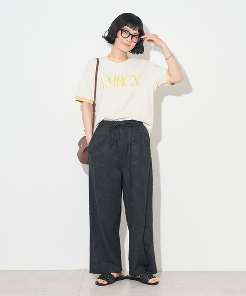 FREAK'S STORE(フリークスストア)の「インド カットジャガードパンツ<セットアップ対応>(その他パンツ・レディース・サックスブルー/ブラック・フリ-)」の14枚目の写真