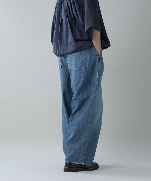 EGO TRIPPING（エゴトリッピング）の「mp15097- USN-DENIMTROUSERS aged デニムパンツ(626701)（デニムパンツ・メンズ・ライトインディゴブルー/ブルー系その他/インディゴブルー/ブルー系その他2・29/31/33）」の3枚目の写真