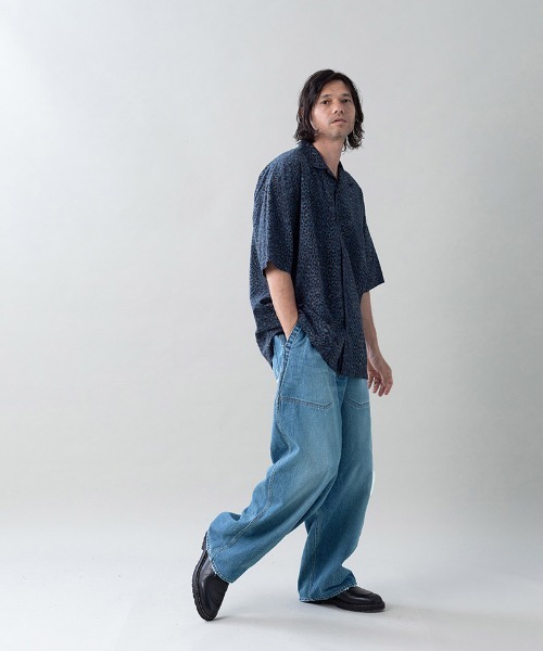 EGO TRIPPING（エゴトリッピング）の「mp15097- USN-DENIMTROUSERS aged デニムパンツ(626701)（デニムパンツ・メンズ・ライトインディゴブルー/ブルー系その他/インディゴブルー/ブルー系その他2・29/31/33）」の6枚目の写真