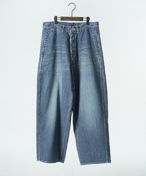 EGO TRIPPING（エゴトリッピング）の「mp15097- USN-DENIMTROUSERS aged デニムパンツ(626701)（デニムパンツ・メンズ・ライトインディゴブルー/ブルー系その他/インディゴブルー/ブルー系その他2・29/31/33）」の8枚目の写真