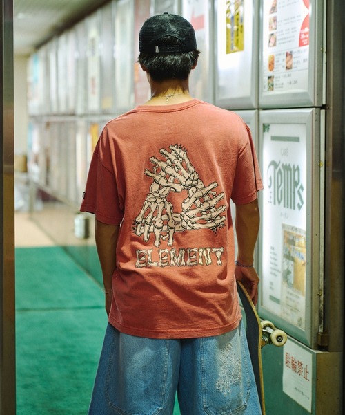 ELEMENT（エレメント）の「ELEMENT メンズ ELMC SS Tシャツ 【2026年春夏モデル】（Tシャツ/カットソー・メンズ・ホワイト/ブラック/レッド系その他・X-LARGE/LARGE/MEDIUM）」の3枚目の写真