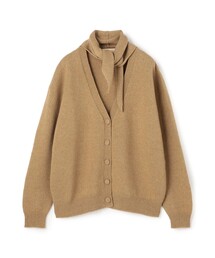 PLAN C（プランシー）の「PLAN C L/S CARDIGAN スカーフコンビカーディガン（ニット/セーター）」