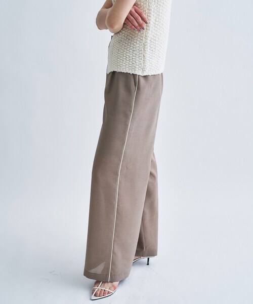 CODE A（コードエー）の「sheer code easy pants（その他パンツ・レディース・ブラウン系/グレー・36/38）」の4枚目の写真