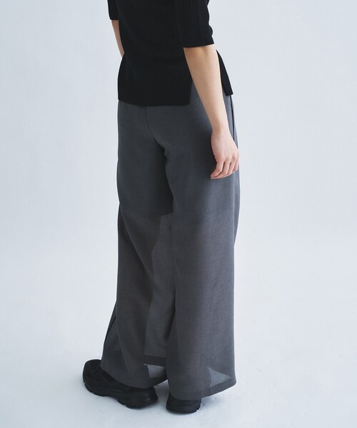 CODE A（コードエー）の「sheer code easy pants（その他パンツ・レディース・ブラウン系/グレー・36/38）」の9枚目の写真