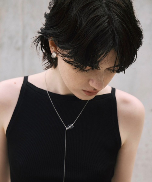 CENE(セネ)の「【CENE】セネ/ストーンコントゥアイヤリング(イヤリング・レディース・クリア/MIX・FREE)」の4枚目の写真