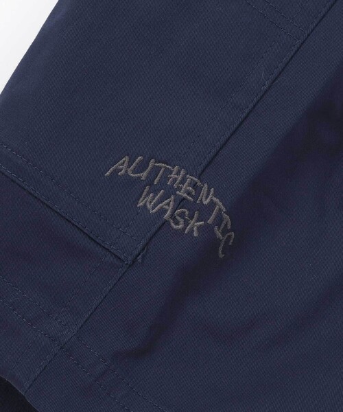 WASK(ワスク)の「5.5分丈ロゴ刺しゅうストレッチペインターパンツ(その他パンツ・キッズ・ネイビー/イエロー・150cm/160cm/140cm)」の10枚目の写真