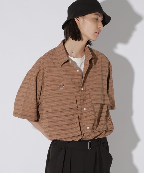 LAKOLE(ラコレ)の「シアーチェックフィッシングシャツ / 670451(シャツ/ブラウス・メンズ・ブラウン/アイボリー/ブラック・MEDIUM/LARGE)」の3枚目の写真
