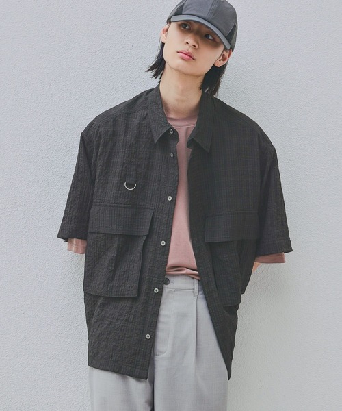 LAKOLE(ラコレ)の「シアーチェックフィッシングシャツ / 670451(シャツ/ブラウス・メンズ・ブラウン/アイボリー/ブラック・MEDIUM/LARGE)」の2枚目の写真