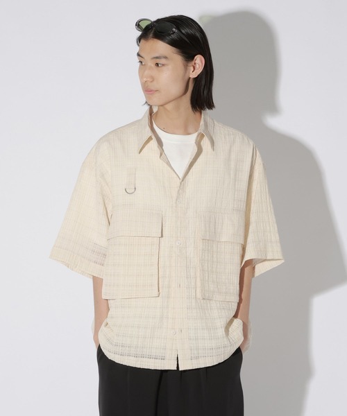 LAKOLE(ラコレ)の「シアーチェックフィッシングシャツ / 670451(シャツ/ブラウス・メンズ・ブラウン/アイボリー/ブラック・MEDIUM/LARGE)」の8枚目の写真