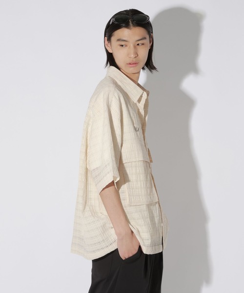 LAKOLE(ラコレ)の「シアーチェックフィッシングシャツ / 670451(シャツ/ブラウス・メンズ・ブラウン/アイボリー/ブラック・MEDIUM/LARGE)」の9枚目の写真