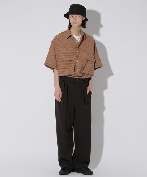 LAKOLE(ラコレ)の「シアーチェックフィッシングシャツ / 670451(シャツ/ブラウス・メンズ・ブラウン/アイボリー/ブラック・MEDIUM/LARGE)」の10枚目の写真