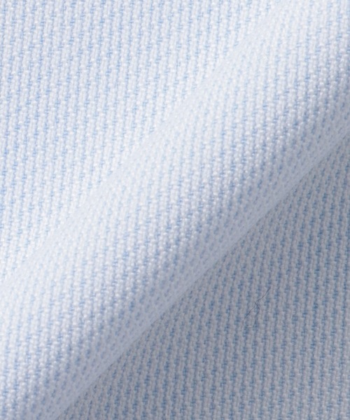 TOKYO SHIRTS(トウキョウシャツ)の「【吸水速乾】【COFREX】形態安定ノンアイロン レギュラー 半袖ビジネスワイシャツ(ビジネスシャツ・レディース・サックスブルー・M/LL/L/S/XL)」の5枚目の写真