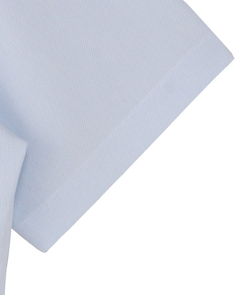 TOKYO SHIRTS(トウキョウシャツ)の「【吸水速乾】【COFREX】形態安定ノンアイロン レギュラー 半袖ビジネスワイシャツ(ビジネスシャツ・レディース・サックスブルー・M/LL/L/S/XL)」の4枚目の写真