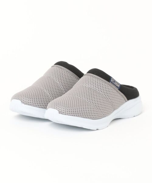 Piedi Nudi(ピエディヌーディ)の「<SHOP select> 軽量 メッシュスリッポン サボ(スリッポン・レディース・グレー/ネイビー/ブラック・L/M/S)」の1枚目の写真