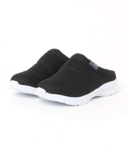 Piedi Nudi(ピエディヌーディ)の「<SHOP select> 軽量 メッシュスリッポン サボ(スリッポン・レディース・グレー/ネイビー/ブラック・L/M/S)」の2枚目の写真