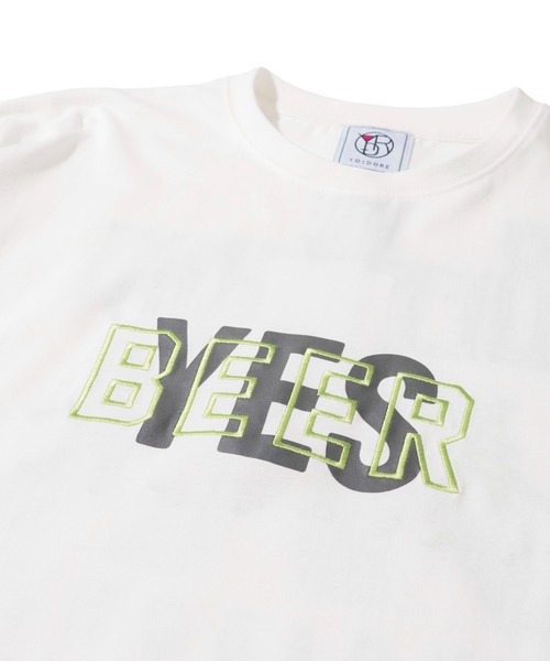 ADPOSION(アドポーション)の「【YOIDORE】ザ ビールスキ 刺繍MIX バックプリントTシャツ / グラフィックTシャツ(Tシャツ/カットソー・メンズ・パープル/ホワイト/ブラック・MEDIUM/LARGE/X-LARGE)」の12枚目の写真