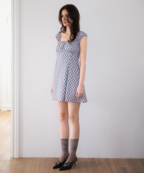 ROSEFRANTZ（ロゼフランツ）の「Puff Sleeve Romantic Mini Dress [Navy]（ワンピース・レディース・ネイビー・MEDIUM/SMALL）」の3枚目の写真