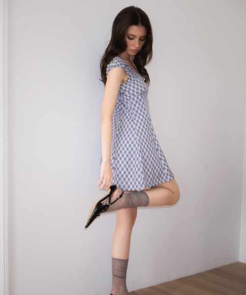 ROSEFRANTZ（ロゼフランツ）の「Puff Sleeve Romantic Mini Dress [Navy]（ワンピース・レディース・ネイビー・MEDIUM/SMALL）」の5枚目の写真