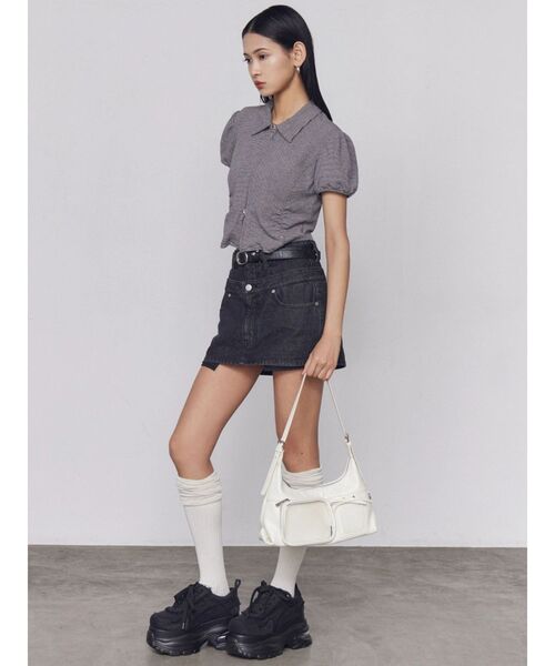 EMODA(エモダ)の「エアバルキーカットオフスニーカー(スニーカー・レディース・ブラック・LARGE/MEDIUM/SMALL)」の5枚目の写真