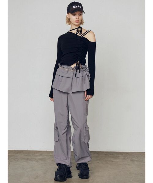 EMODA(エモダ)の「エアバルキーカットオフスニーカー(スニーカー・レディース・ブラック・LARGE/MEDIUM/SMALL)」の14枚目の写真