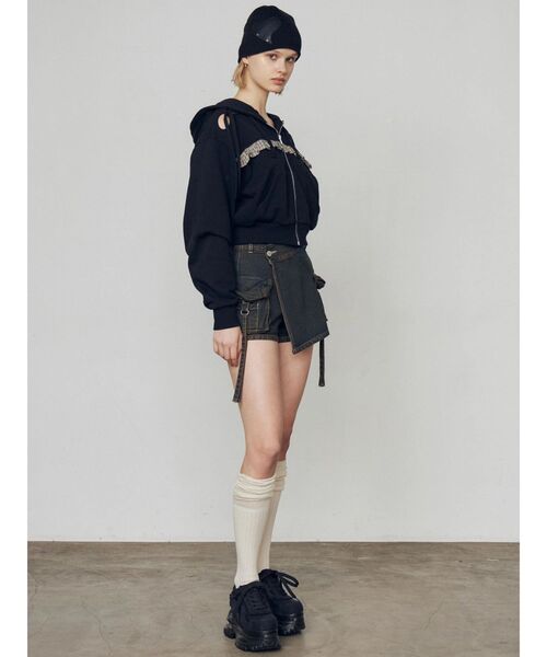 EMODA(エモダ)の「エアバルキーカットオフスニーカー(スニーカー・レディース・ブラック・LARGE/MEDIUM/SMALL)」の15枚目の写真
