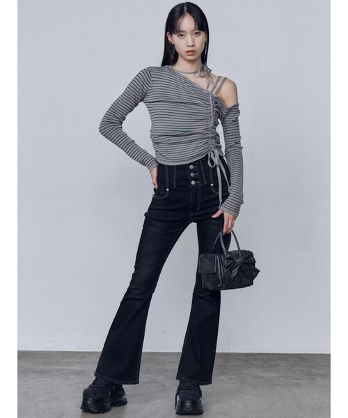 EMODA(エモダ)の「エアバルキーカットオフスニーカー(スニーカー・レディース・ブラック・LARGE/MEDIUM/SMALL)」の21枚目の写真