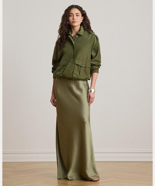 LAUREN RALPH LAUREN（ローレン ラルフ ローレン）の「フルジップ ウィンドブレーカー（ブルゾン・レディース・グリーン・S/M）」の8枚目の写真