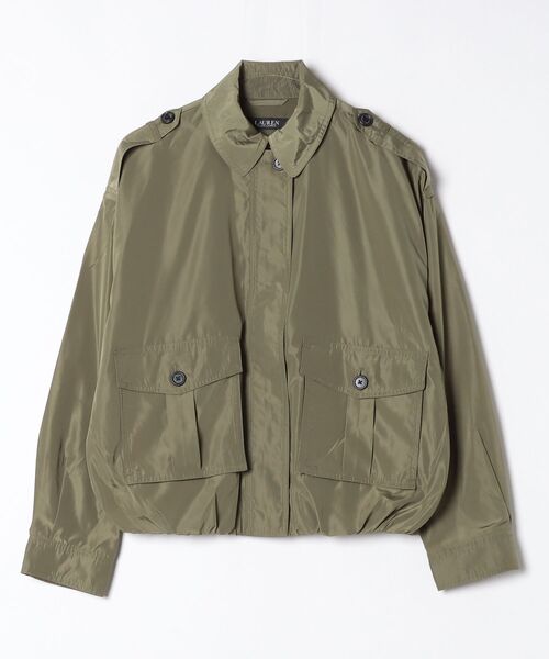 LAUREN RALPH LAUREN（ローレン ラルフ ローレン）の「フルジップ ウィンドブレーカー（ブルゾン・レディース・グリーン・S/M）」の4枚目の写真