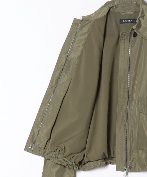 LAUREN RALPH LAUREN（ローレン ラルフ ローレン）の「フルジップ ウィンドブレーカー（ブルゾン・レディース・グリーン・S/M）」の2枚目の写真