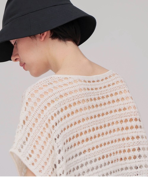 DRESSLAVE(ドレスレイブ)の「eyelet fringe knit pullover(アイレットフリンジニットプルオーバー)(ニット/セーター・レディース・イエロー/ホワイト・38)」の7枚目の写真