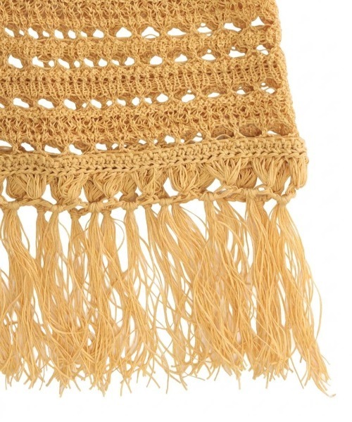 DRESSLAVE(ドレスレイブ)の「eyelet fringe knit pullover(アイレットフリンジニットプルオーバー)(ニット/セーター・レディース・イエロー/ホワイト・38)」の14枚目の写真