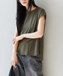 汗しみない Tシャツ［フレンチスリーブ］