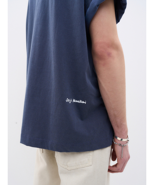 AFTERPRAY(アフタープレイ)の「セージアートピグメントTシャツネイビー(Tシャツ/カットソー・レディース・その他・SMALL/MEDIUM/LARGE)」の3枚目の写真