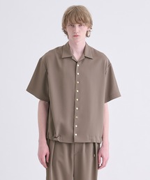 CULLNI（クルニ）の「【CULLNI】Dry Stretch Twill Drawstring Open Coller Short Sleeve Jaket（その他アウター）」