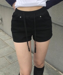 バンディングストラップショートパンツ