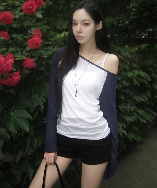 anyonemore(エニワンモア)の「バンディングストラップショートパンツ(その他パンツ・レディース・ブラック・LARGE/MEDIUM/SMALL)」の4枚目の写真