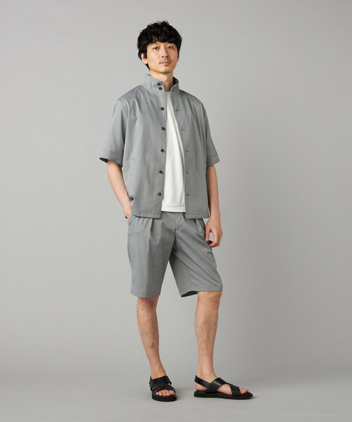 COMME CA MEN（コムサメン）の「【吸水速乾・接触冷感】COOL MOTION ショートパンツ（その他パンツ・メンズ・グレー/ネイビー・L/M）」の3枚目の写真